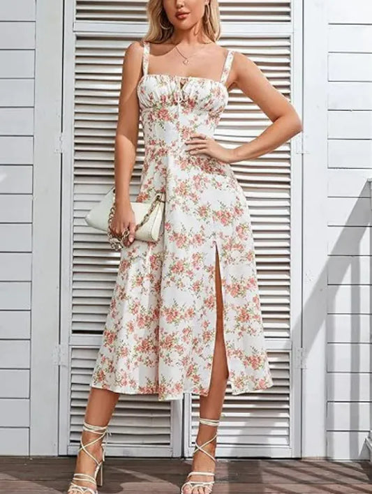 Sophie Floral Midi Dress